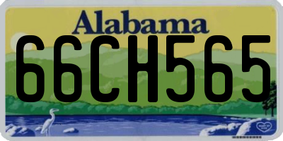 AL license plate 66CH565