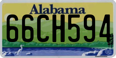 AL license plate 66CH594
