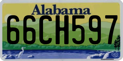 AL license plate 66CH597