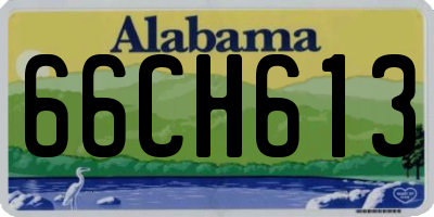 AL license plate 66CH613
