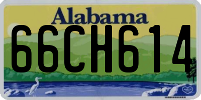 AL license plate 66CH614