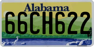 AL license plate 66CH622
