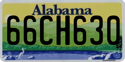 AL license plate 66CH630