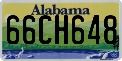 AL license plate 66CH648