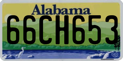 AL license plate 66CH653