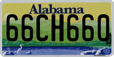 AL license plate 66CH660