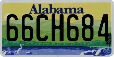 AL license plate 66CH684