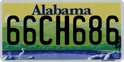 AL license plate 66CH686