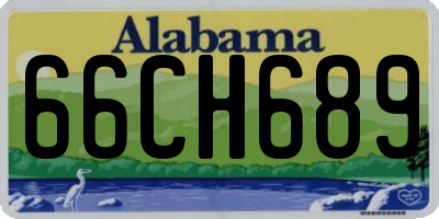 AL license plate 66CH689