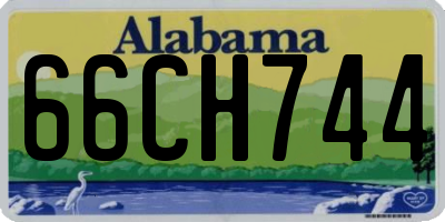 AL license plate 66CH744