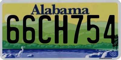 AL license plate 66CH754