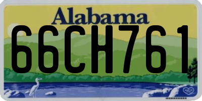 AL license plate 66CH761