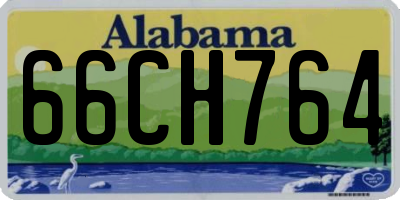 AL license plate 66CH764