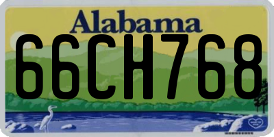 AL license plate 66CH768
