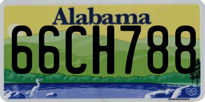 AL license plate 66CH788