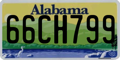 AL license plate 66CH799