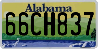 AL license plate 66CH837