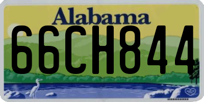 AL license plate 66CH844
