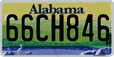 AL license plate 66CH846