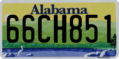 AL license plate 66CH851