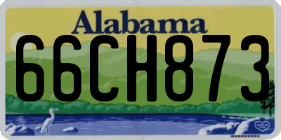 AL license plate 66CH873