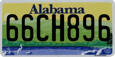 AL license plate 66CH896
