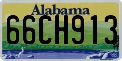 AL license plate 66CH913