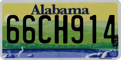 AL license plate 66CH914