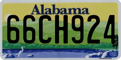 AL license plate 66CH924