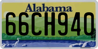 AL license plate 66CH940