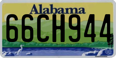 AL license plate 66CH944
