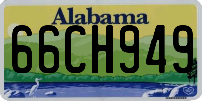 AL license plate 66CH949