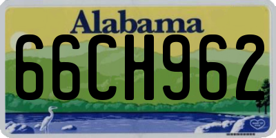 AL license plate 66CH962