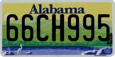 AL license plate 66CH995