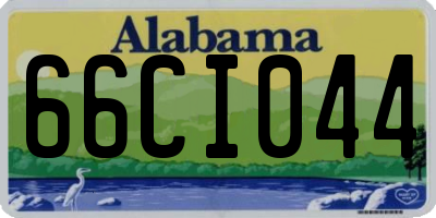 AL license plate 66CI044
