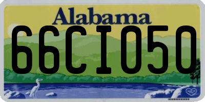 AL license plate 66CI050