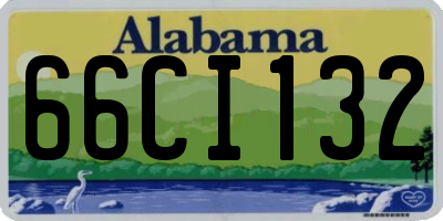 AL license plate 66CI132
