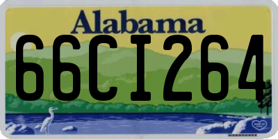 AL license plate 66CI264
