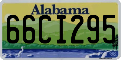 AL license plate 66CI295