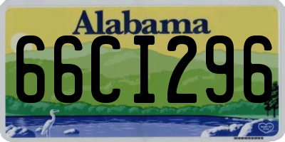 AL license plate 66CI296