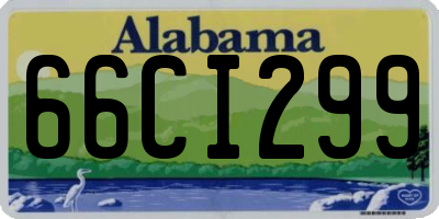 AL license plate 66CI299