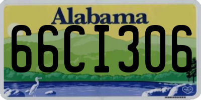AL license plate 66CI306