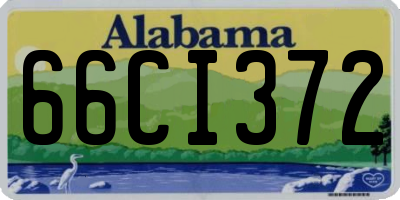 AL license plate 66CI372