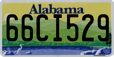 AL license plate 66CI529