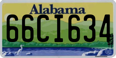AL license plate 66CI634