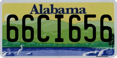 AL license plate 66CI656