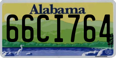 AL license plate 66CI764