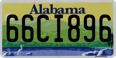 AL license plate 66CI896