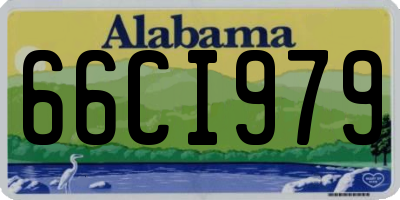 AL license plate 66CI979
