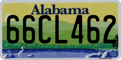 AL license plate 66CL462